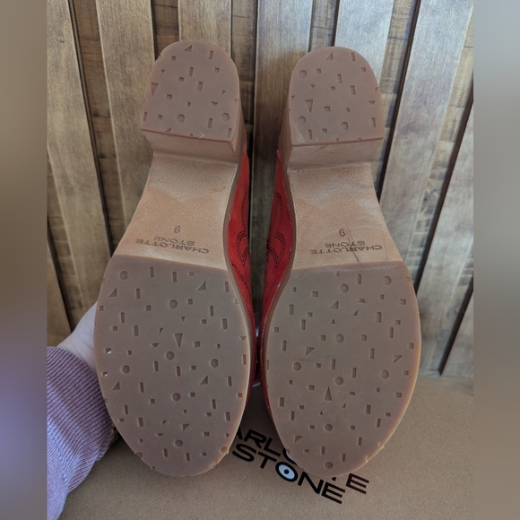 Charlotte Stone Ramos Clog - Pimento (Red) - Picture 8 of 13